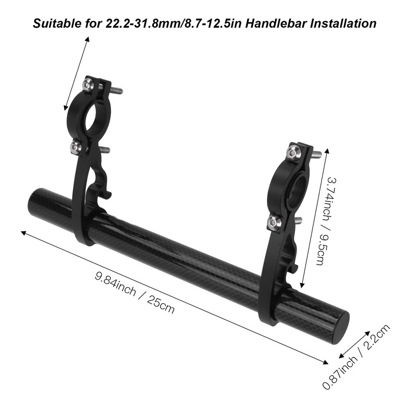 Multifunctional Bicycle Handlebar Bracket Carbon Tube Bike Handlebar Extender Extension