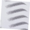 BIUDECO 2pcs Imitation Eyebrow Transfer Stickers Easy Use Hair-like Eyebrow