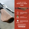 CONTEC Bicycle Grips Merge City Ergo Cork Rubber D3 Tri-Component