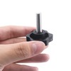 Yuhtech M8 x 25mm Thumb Screw, 10PCS Star Head Threaded