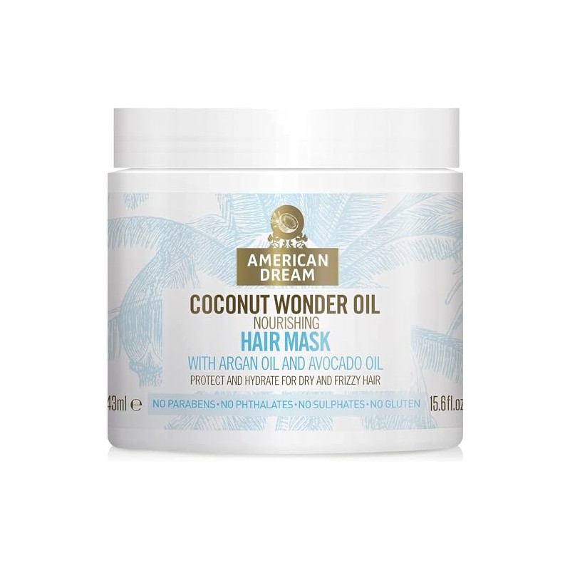 American Coconut Oil Shampoo & Conditioner Set, Coconut Oil, Aloe