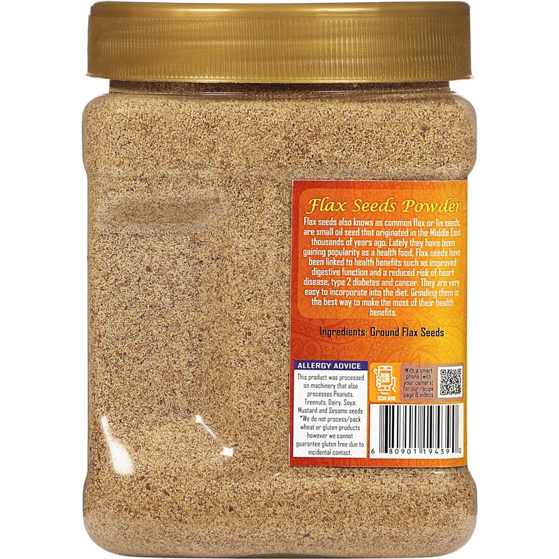 Rani Flax Seeds Powder (Alsi, Linum usitatissimum) 15.8oz (450g) PET