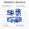 MECCANIXITY Sweat Band Set Sports Terry Cloth Headband Wristband Set