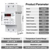 110/220V Temperature Controller, 63A LED Display Temperature Control Switch, -40℉to