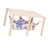 Fenteer Guinea Pig Hammock Hideout with Wooden Stand Double Hammocks