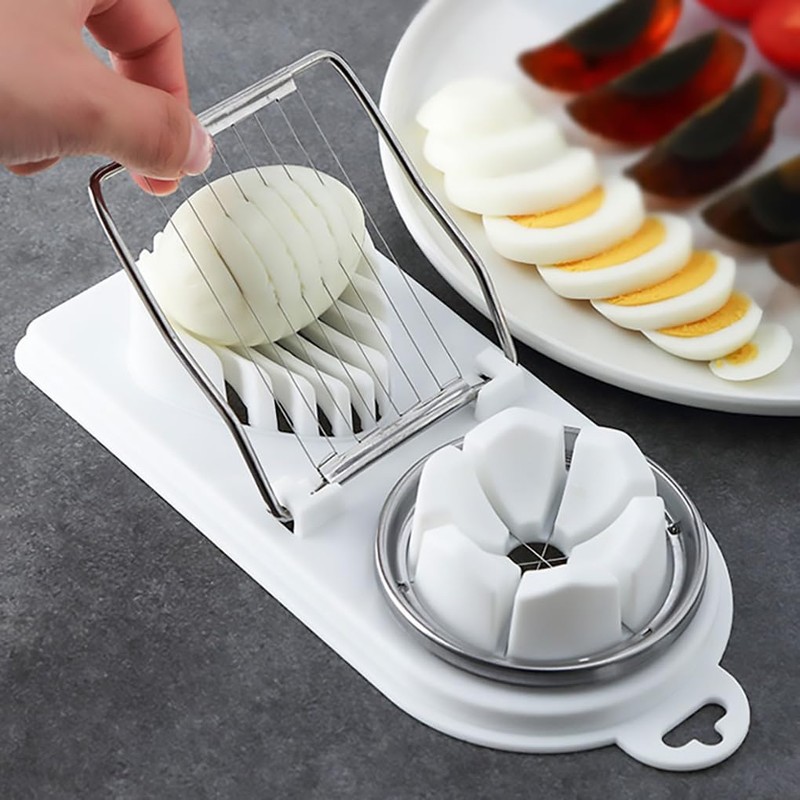 Egg Slicer and Vegetable Peeler, Strawberry Cutter ，Soft Fruit Slicer，Stainless