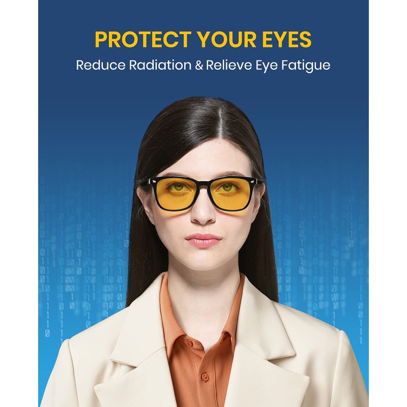 Cyxus Blue Light Glasses for Men Women Reduce Eye Strain