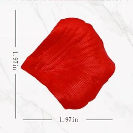 SIWEN Artificial Rose Flower Petals for Valentine's Day、Weddings、Proposal、Anniversary、Engagement、Party and Romantic Night Decoration (1000, red)