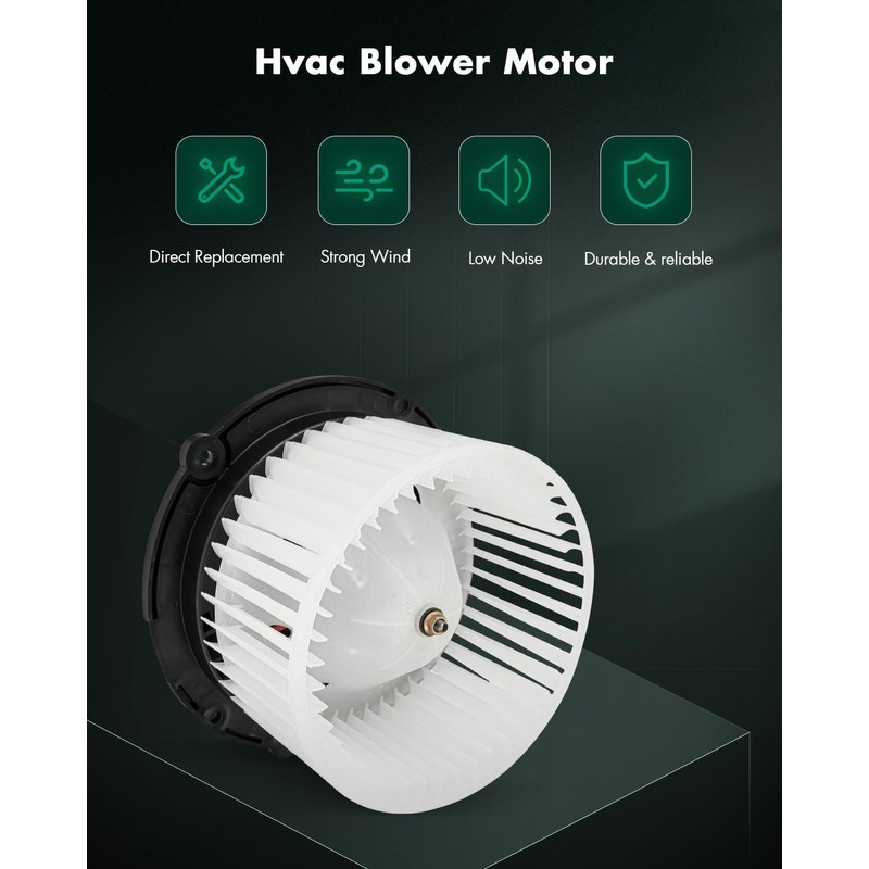 SCITOO 700048 Front HVAC Blower Motor with Fan Cage for