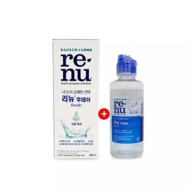 Opti-Free 후레쉬 리뉴 355ml + 세트 120ml 렌즈세척액 세정액 옵티프리 리뉴 보존액 Fresh Renew 355ml + Set 120ml Lens Cleaning Solution Opti-Free Renew Preservative
