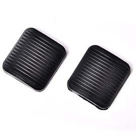 GRAND ORANGE Brake & Clutch Pedal Pad Kit Compatible with Jeep Wrangler TJ LJ 1987-2006 / Fit Jeep Cherokee XJ 1987-2001 Pedal Pads Cover 2pcs 52002750 20780