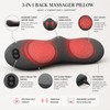 3-in-1 Lumbar Support Massager for Back Comfort – Heated Vibration