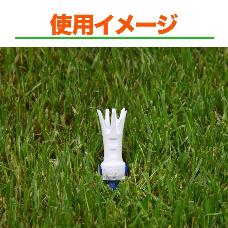 Tabata GV1421 35 Golf Tee, Plastic Tee, Folding, Compact, Pocket,