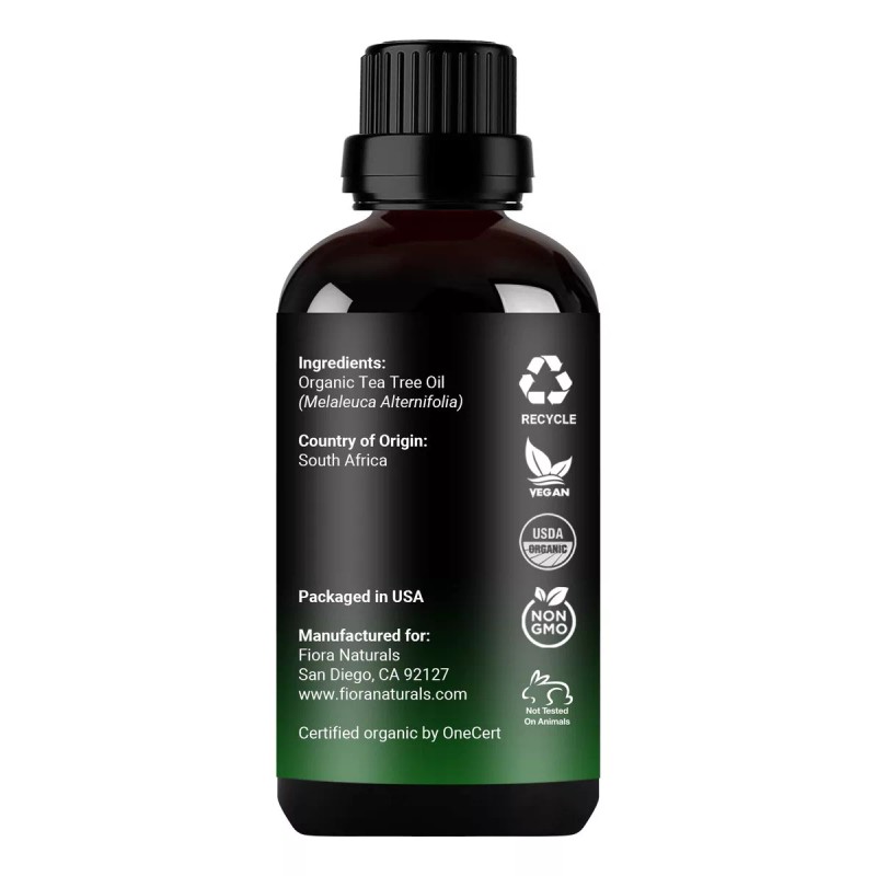 Fiora Naturals Aceite Esencial De Árbol De Té Orgánico 100%