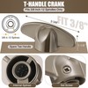 Avenuebool 3/8 Inch Window Crank Handle with T-Handle, Fits 3/8