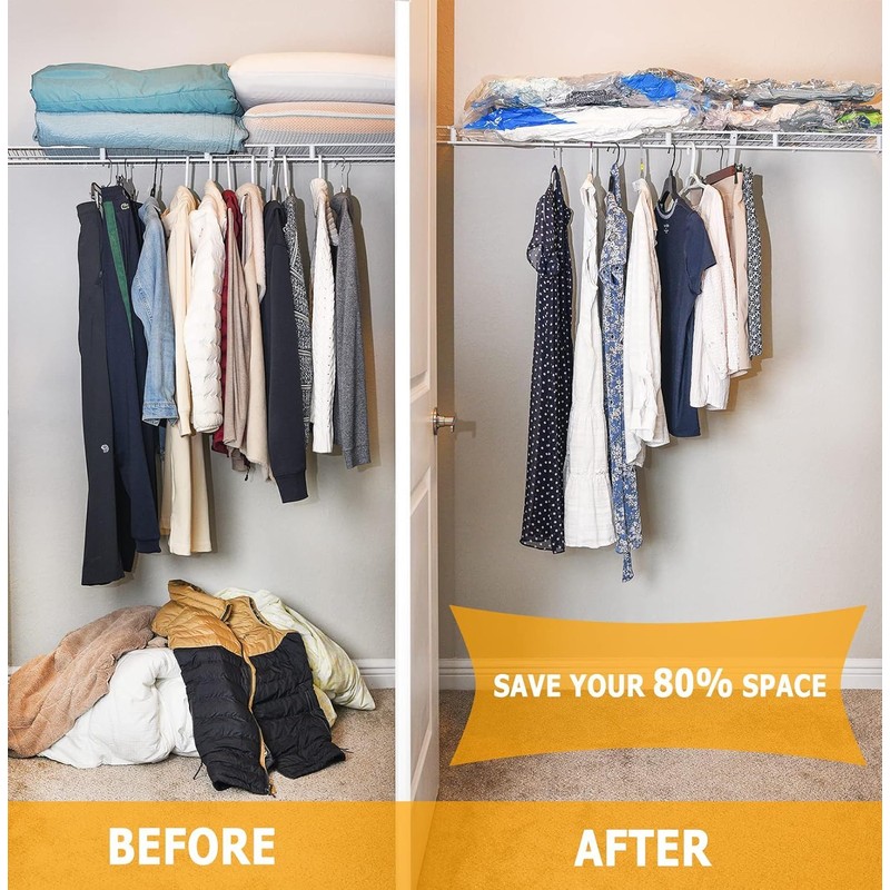 MEIQIHOME Vacuum Storage Bags, Space Saver Sealer Bags,Vacuum seal bags