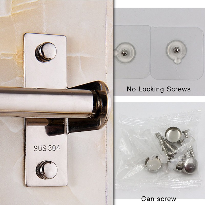 Kitchen Sliding Hooks, Stainless Steel Hanging Rack Rail Organize Kitchen