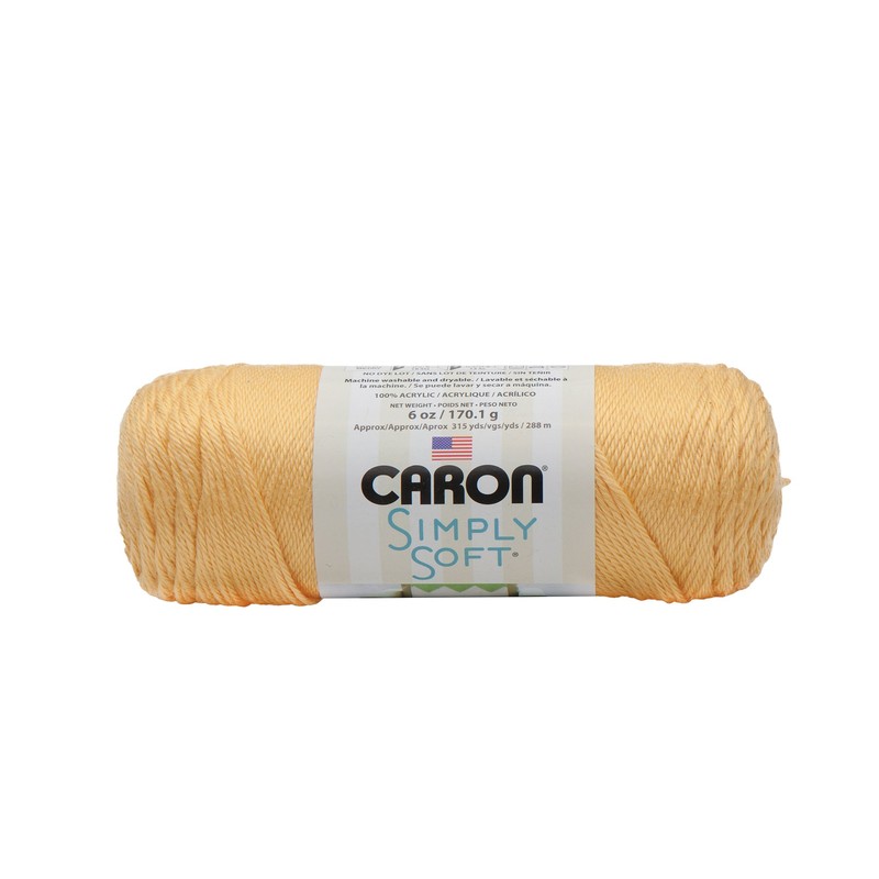 Caron Simply Soft Sunshine Yarn - 3 Pack of 170g/6oz