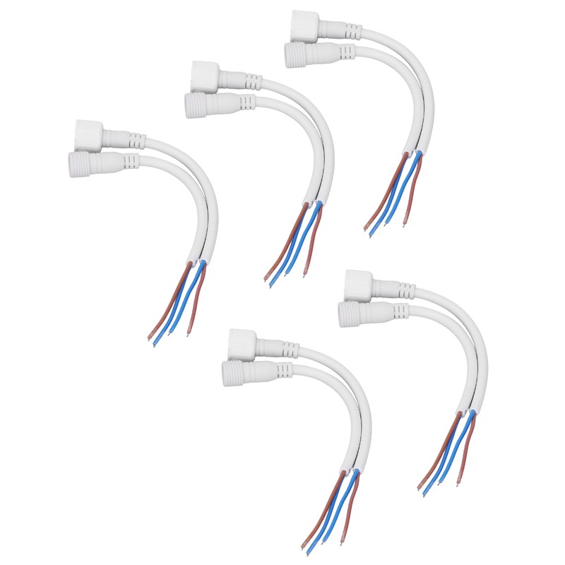 5 Sets 2 Pin Electrical Connector Waterproof Male and Female