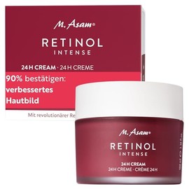 M. Asam Retinol Intense 24h Cream (100 ml) | Nourishing face cream with hyaluronic and shea butter, against signs of skin ageing, vegan anti-ageing cream