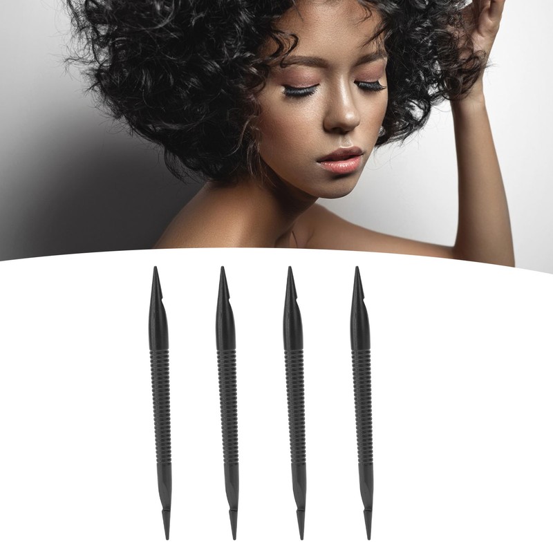 4Pcs Dreadlock Crochet Hook Double Ended Ergonomic Handle Anti Slip