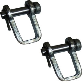 Stevens Lake Parts Set of 2 New Stabilizer Clevis Shackle w/Pin Fits Ford, Fits New Holland, Universal 501, 600, 601, 700, 701, 800, 801, NAA Models Interchangeable with 180333M1, 180333M1, APN582A