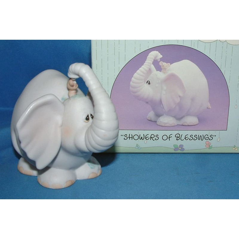 Precious Moments "Showers of Blessings" Elephant Figurines