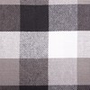 DII Tri-Color Check Collection Kitchen, Dishcloth Set, Black, 4 Piece