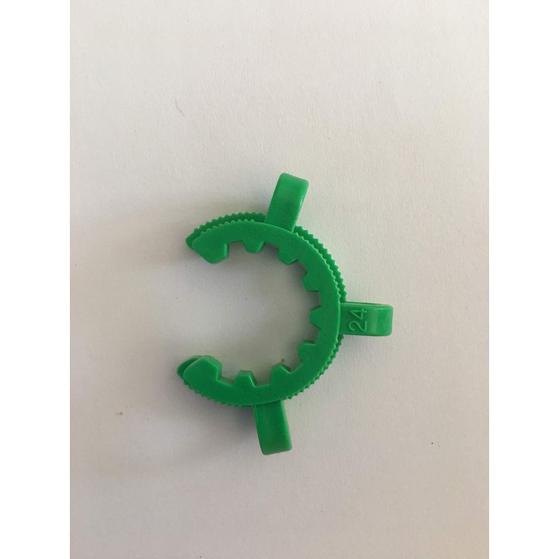 12 pcs Keck Clips Ground Joints #24, Standard Taper POM