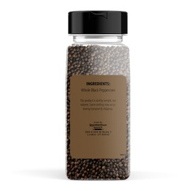 Unpretentious Whole Black Peppercorns, Pepper Mill & Grinder Refill (9.6 Ounce)