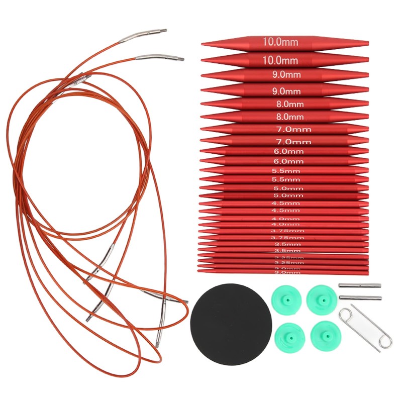 Cocoarm Circular Knitting Needles, Knitting Needle Set, Removable, Interchangeable, with