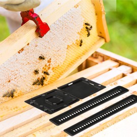 Kittmip 20 Pieces Beehive Beetle Trap Beekeeping Beehive Collector, 2 Shape Plastic Hive Beetle Blaster Traps for Bee Hives, Beekeeper Supplies Pollen Patties Tools