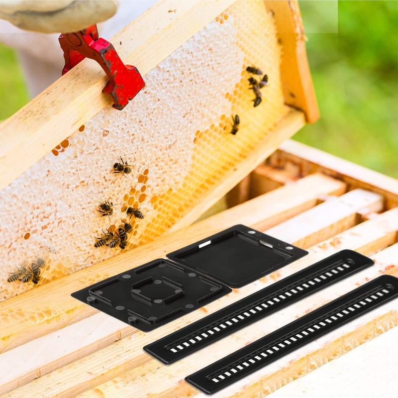 Kittmip 20 Pieces Beehive Beetle Trap Beekeeping Beehive Collector, 2