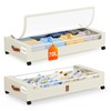 Yecaye Under Bed Storage with Wheels 2Pack, 70L Larger Capacity
