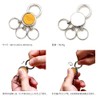 Agility affa "Triple Keychain" Key Holder, Sliding Type, 3 Layers,