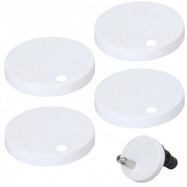 4pcs Toilet Seat Cover Fixing Bolt Caps,TOI/let Seat Hinge Co/ver,Decorative Co/ver for Toil/et Se/at,Toilet Seat Hinge Fixing Cov/ers,Toilet Sea/t Top Fitting,Toilet Se/at Fixing Quick Release,45mm