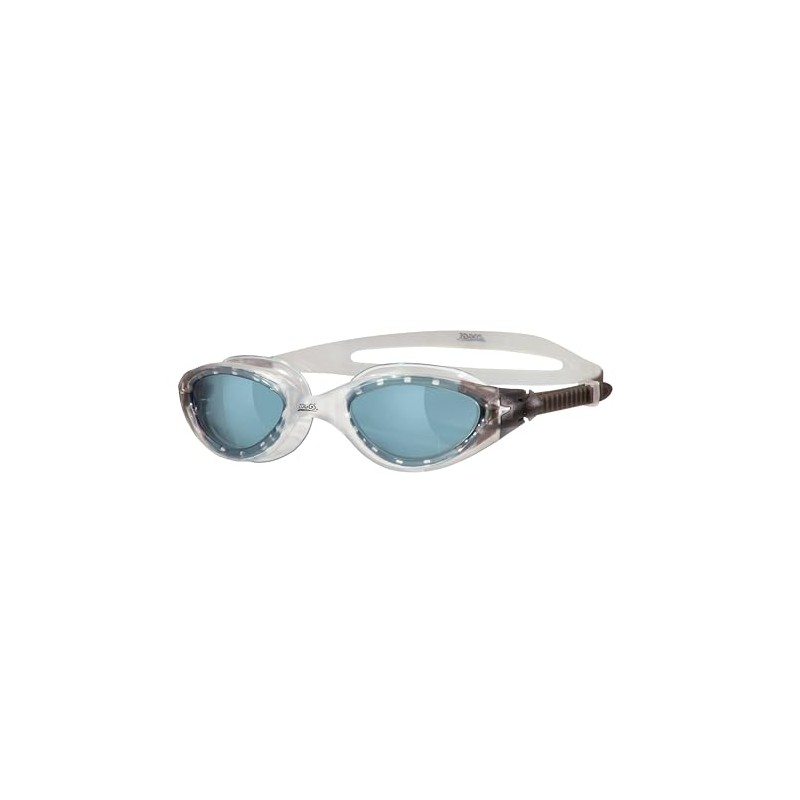 Zoggs Panorama Adult Swimming Goggles (Tinted Lens, Smoke/Clear) for Men