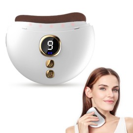 Gua Sha Gesichtsmassagegerät, Gesichtsformungswerkzeug, elektrisches Gesichtsmassagegerät mit Wärme & Vibration Perfekt Massageroller