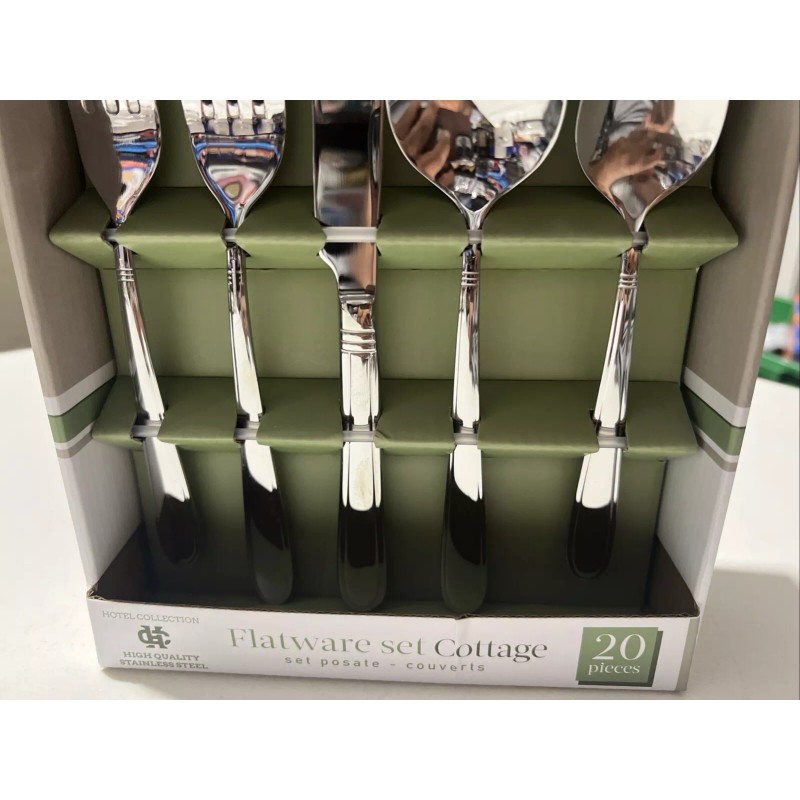 Brandani Italy Flatware Set 20 Piece High Quality Stainless Steel