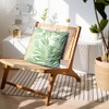 PANGHOUZ Green Plant Leaf Decorative Throw Pillow Covers for Couch