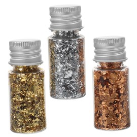 OHPHCALL Gold Foil Decorations Nail Foil Wraps for Nail Art Decorative Glitter Flakes 1 Set DIY Flakes Manicure Decor