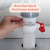 3 in 1 SET: Under Sink Mat with Cutout for