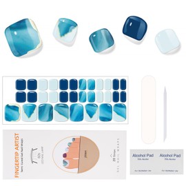 Sucodver Gel Nail Seals, Foot Nail Seals, Curing Type, Just Stick, Pedicure Seal, Nail Seal, For Feet, Gel, Hardening, Beginners, Water Resistant, Long Lasting, Tool Included (S04)