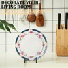 Blulu 6 Pcs Bowl Display Stands Iron Large Medium Size