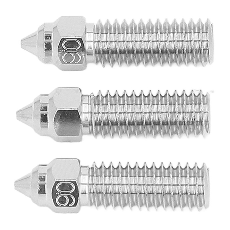 3Pcs 3D Printer Extruder Nozzle 1.75mm M6 High Speed Hotend