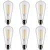 Satco S21364/06 8-Watt LED E26 Light Bulbs, 3000K, 15000 Hour