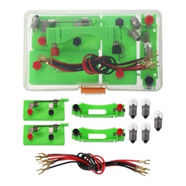 PATIKIL Physics Experiments Set, Physical Labs Electricity Kits Circuits Electric Science Kit Series Parallel Circuits for Educational Learning Lab Teaching