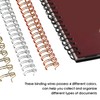 40 Pack Spiral Binding Coils, Binding Spirals, 2:1 Pitch, Mixcolor