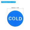 PATIKIL Self Stick Hot/Cold Water Labels, 3 Pairs/6 Pack Acrylic
