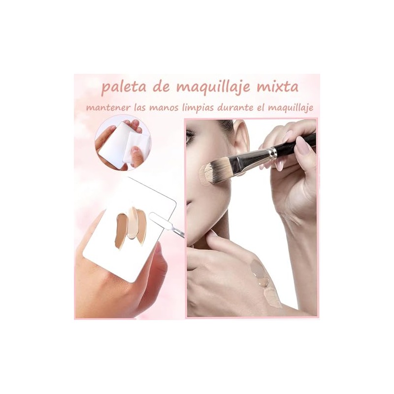 Lumbor37 Brochas para Maquillaje, Juego de Brochas de Maquillaje Profesional